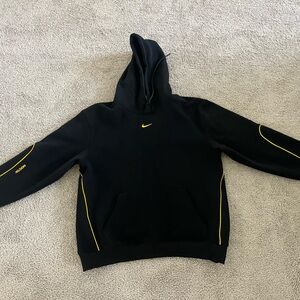 Nike X NOCTA Drake Hoodie Ovo black yellow